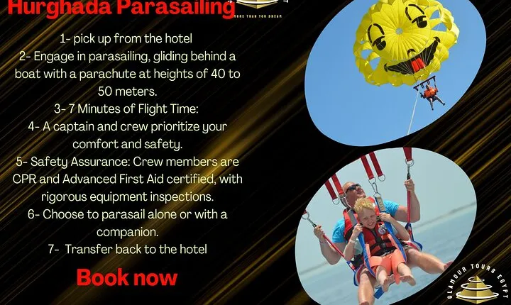 Fly too High with Hurghada Parasailing Adventure