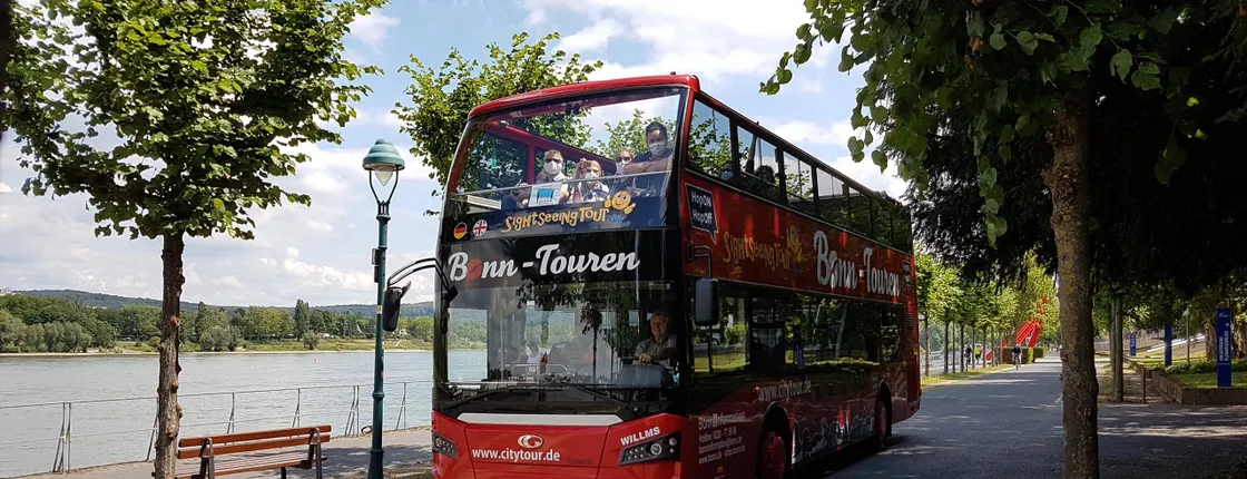 24-hour Bonn & Bad Godesberg big hop-on hop-off bus tour