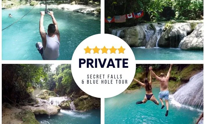 [PRIVATE] Blue Hole & Secret Falls Tour with Entrance Fees