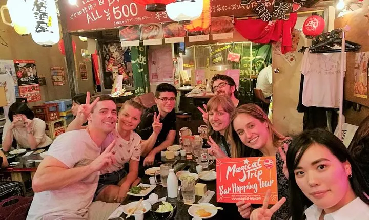 Shibuya Night Bar Hopping Walking Tour in Tokyo