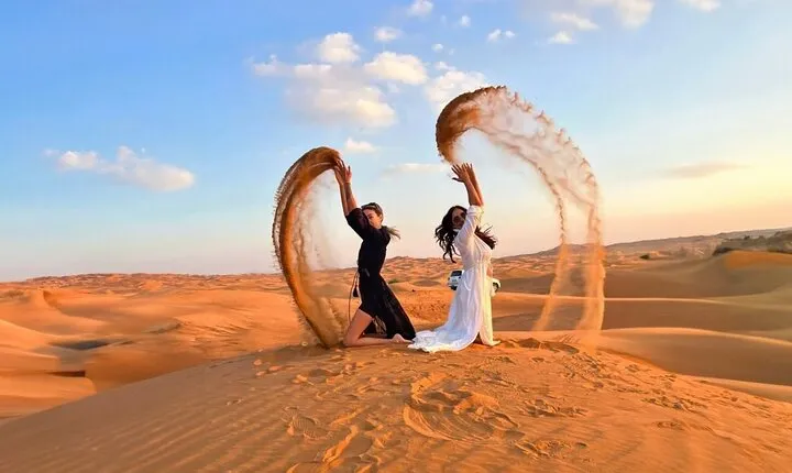 Red Dunes Adventure: Sandboarding, Camel Ride,BBQ & Entertainment