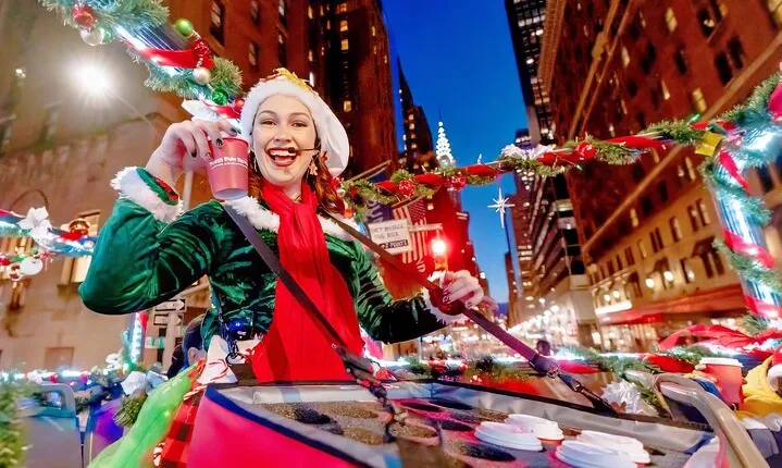 NYC Holiday Lights Sightseeing Bus Tour