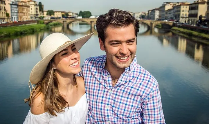 Exclusive Photo Shoot on Rooftops and Bridges of Florence