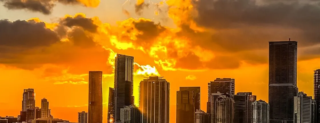 Miami Skyline Sunset Cruise of Biscayne Bay & Millionaire Homes