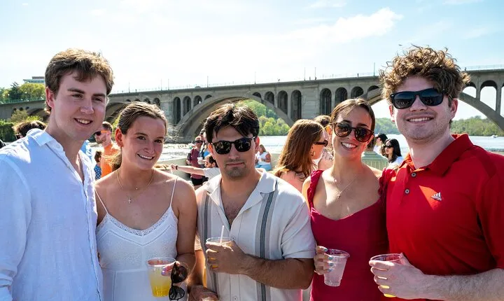 Day, Sunset, or Night Party Yacht Cruise along Potomac River