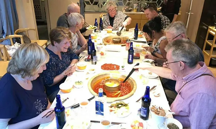 Hot hot Chengdu foodie tour very popular food with guide