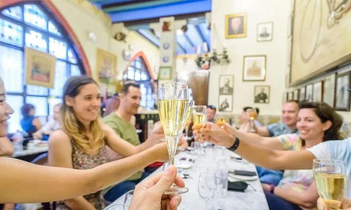 Barcelona E-Bike Small Group Tour with Tapas & Wine Tasting