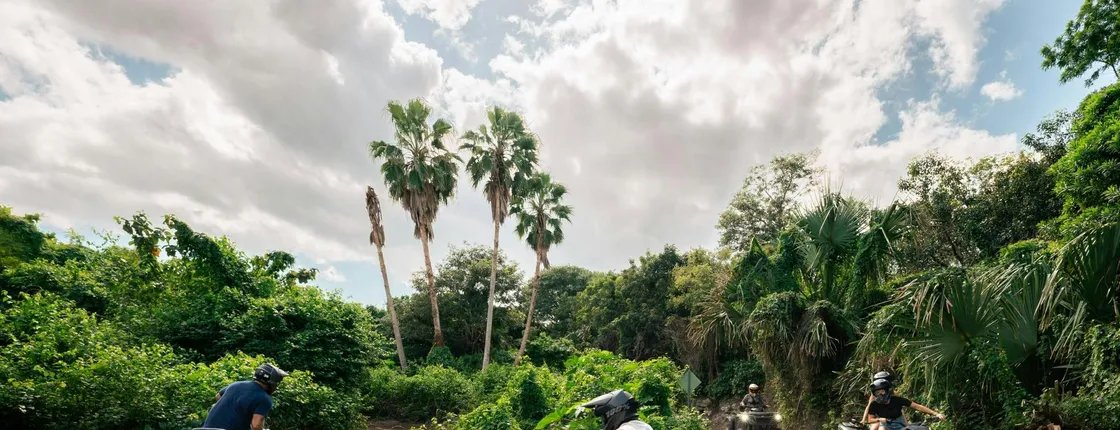 Express ATV jungle tour in Mexico with lunch