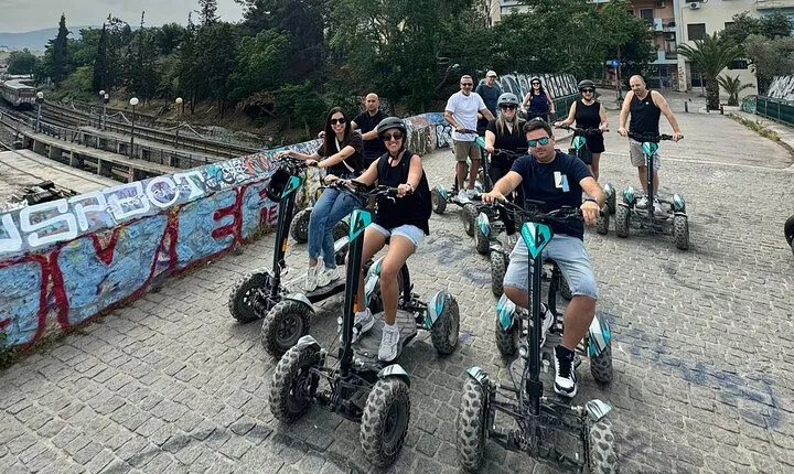 Modern Athens Electric ATV Scooter Tour