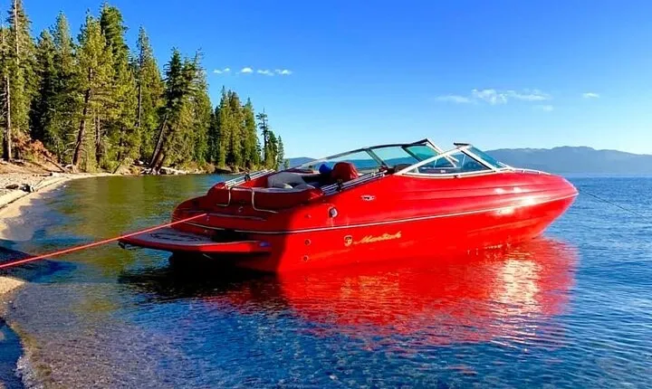 Luxury boat tour of Emerald Bay