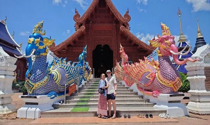 Chiang Mai Sticky Waterfall Dantewada and Banden Temple Tour