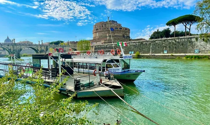 Rome Tiber RiverBoat Ride and Undergrounds Catacombs Guided Tour