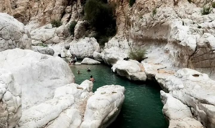 Full Day Wadi Bani and Snake Gorge Private Tour by 4x4