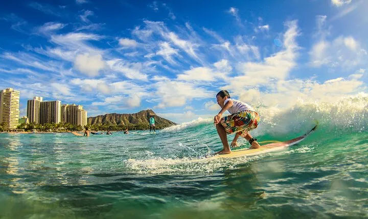 Surfing Lessons On Waikiki Beach