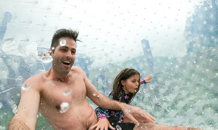 Zorb Inflatable Ball Ride from Mount Ngongotaha in New Zealand