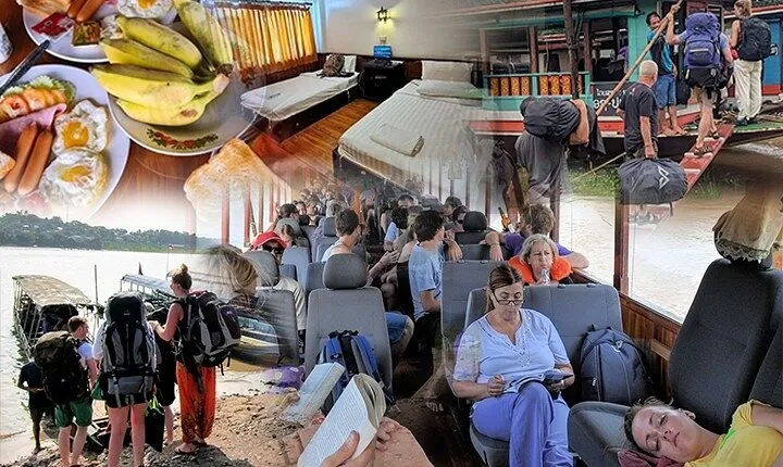 From Chiang Rai 3 Days 2 Nights Slow Boat to Luang Prabang,Lao