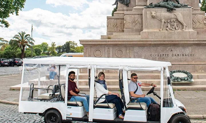 Piazza's, Fountains, Monuments & Basilicas of Rome by Golf Cart