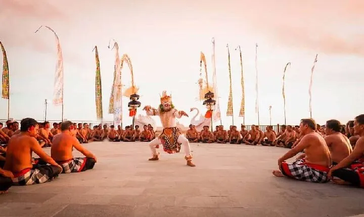 Kecak And Fire Dance At Melasti Beach With Jimbaran Dinner