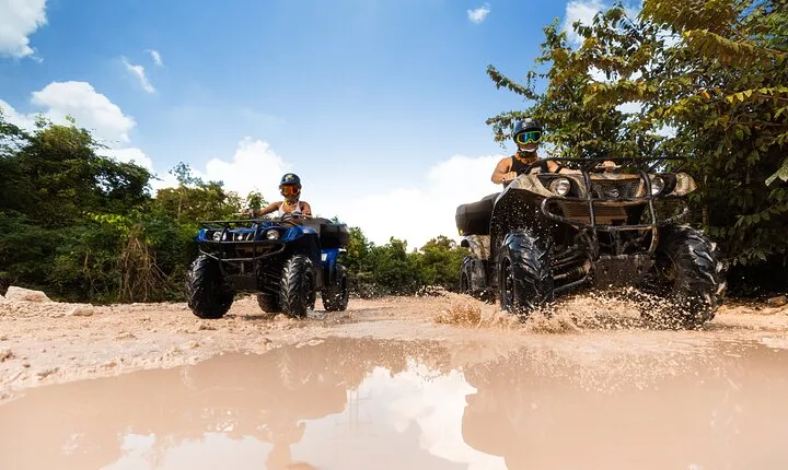 ATV, Ziplining & Cenote Tour at Extreme Adventuring Eco Park