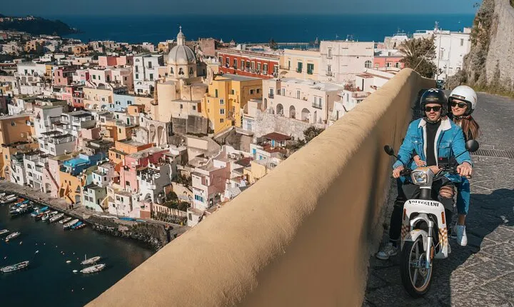 Procida in Electric Scooter Rental with Included Services