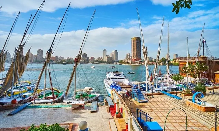 Felucca Sailing on the Nile in Cairo