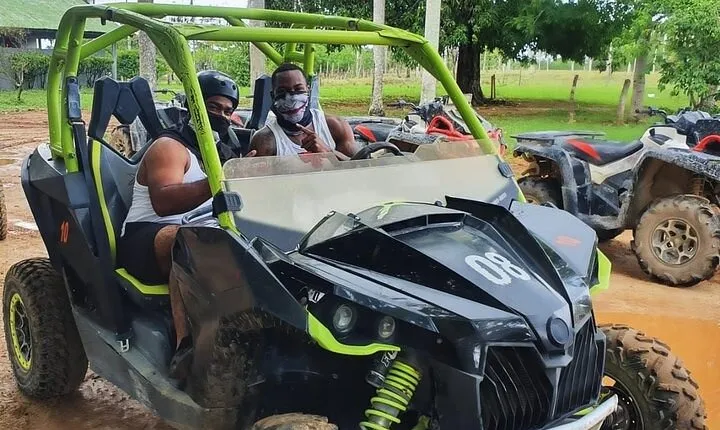 3 in 1 Activities in Punta Cana: Terracroos, horse back riding and parasailing