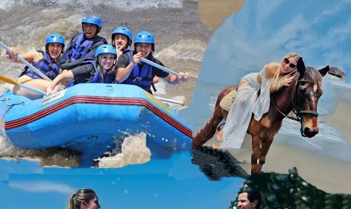 Bali Horse riding Commbine Bali rafting