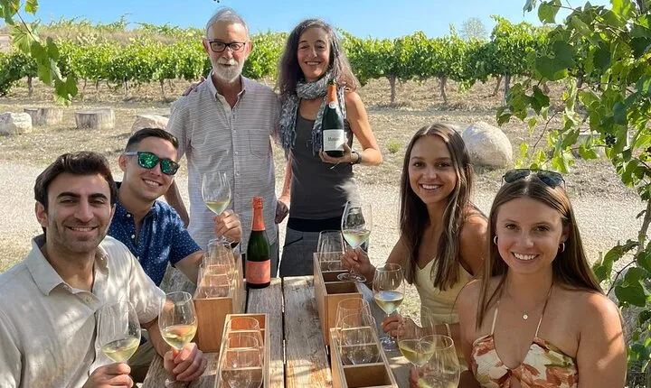 Cava tour to 3 family wineries with hotel pick-up