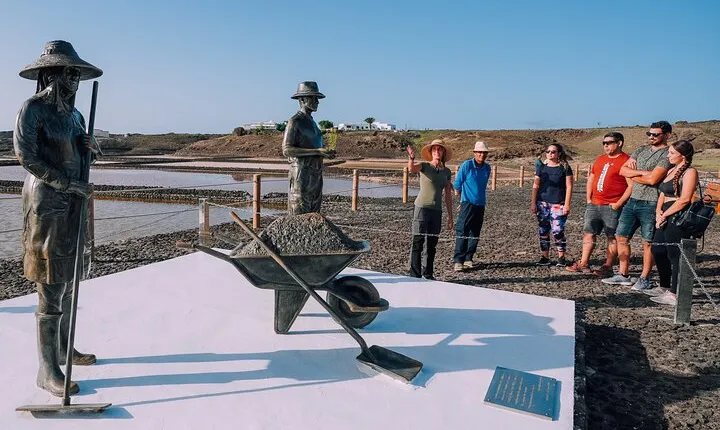 Private and Guided Tour to the Salinas de Janubio with Tasting