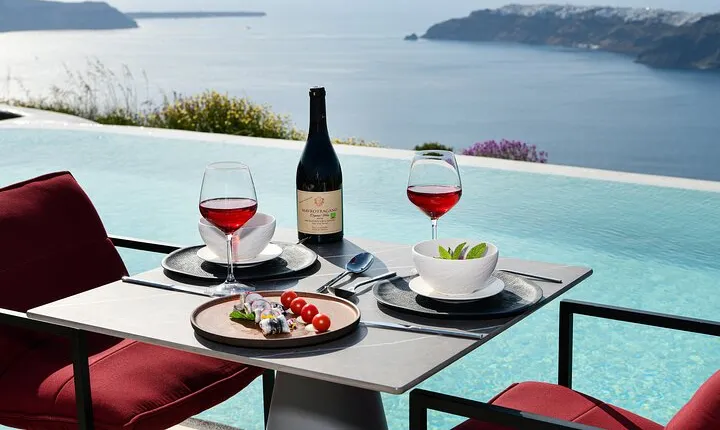 Premium Wine Tasting with Caldera Views