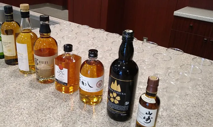 10 Japanese Whisky tasting include Yamazaki & Taketsuru with meal