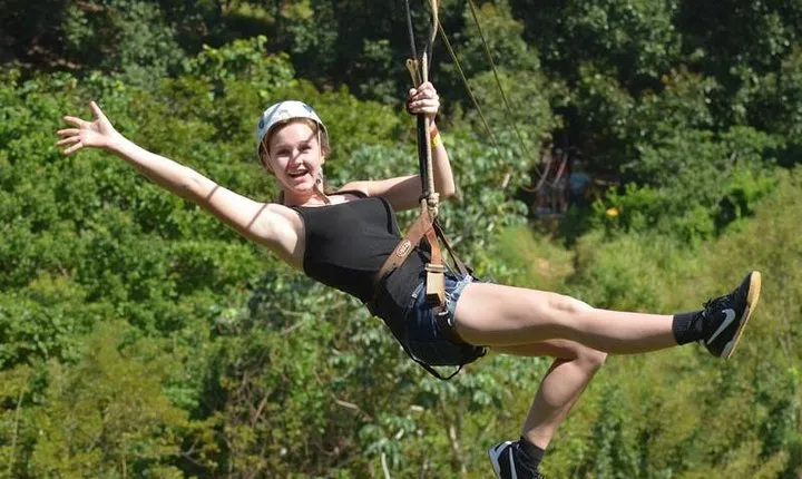 Shore Excursion: Zip Line Adventure with Monkey/Sloth Hang-out and Snorkel