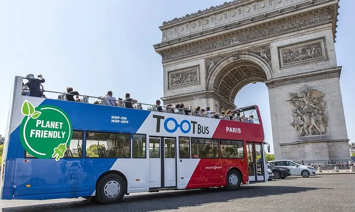 Full Day Paris VIP Open deck bus shopping Tour Private Pick up