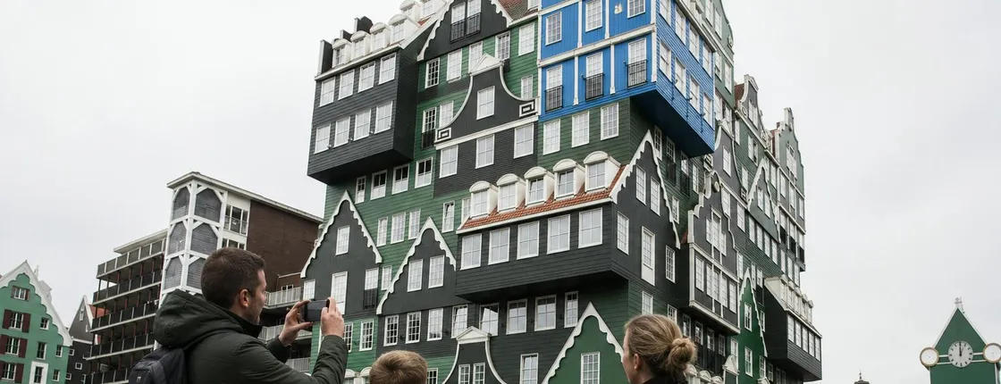 Self-guided exploration game in Zaandam