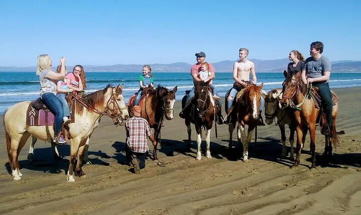 Private Horseback Beach and La Bufadora Shore Excursion