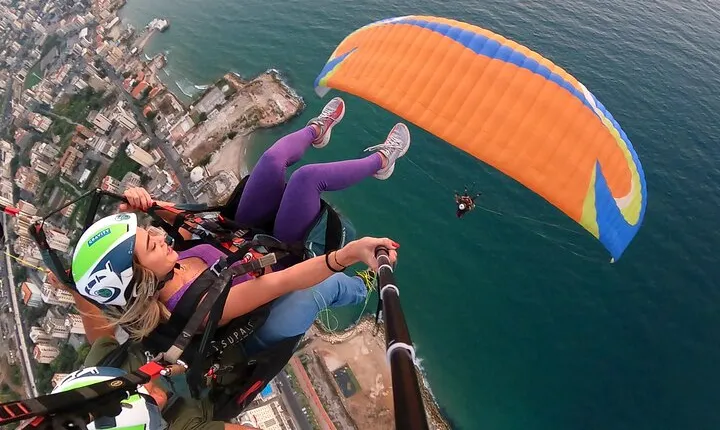 Paragliding activity in Lebanon