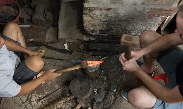 Experience Knife Making in Blacksmith Village