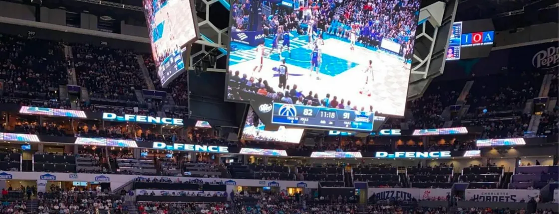 Charlotte Hornets Basketball Game at Spectrum Center