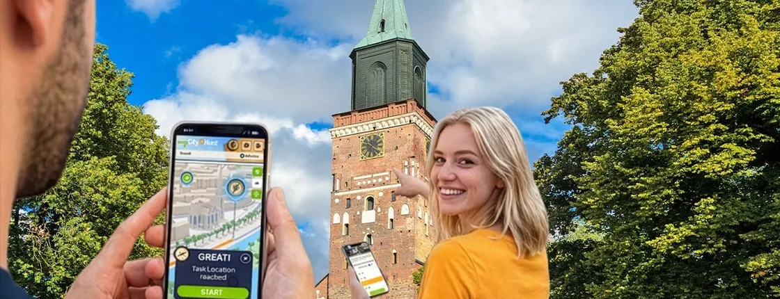 Self-guided digital scavenger hunt in Turku