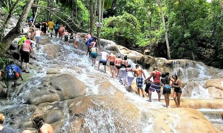 Blue Hole, Secret Falls, and Dunn's River Falls Combo Day-Trip