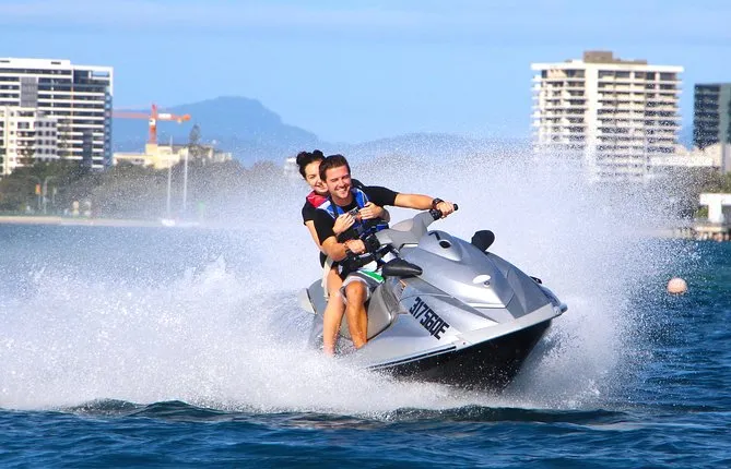 1hr JetSki Tour Gold Coast - No Licence Required - Self Drive - Surfers Paradise