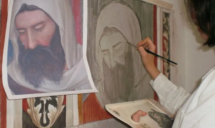 Fresco Painting Class in Florence