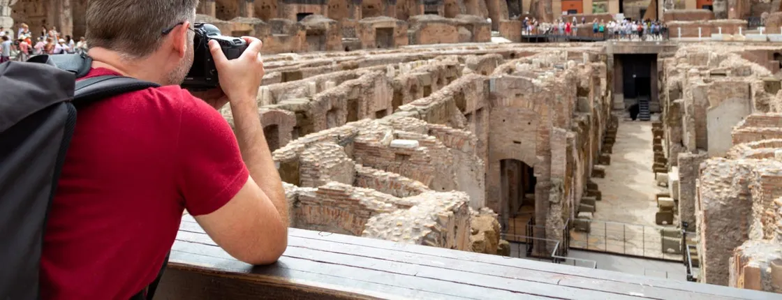 Colosseum and arena floor private tour with local guide