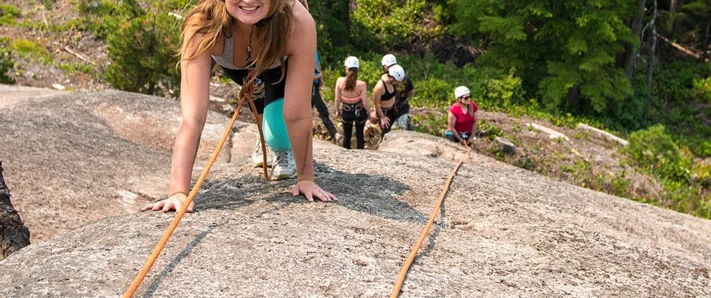 Guided introduction to climbing in Squamish or Whistler