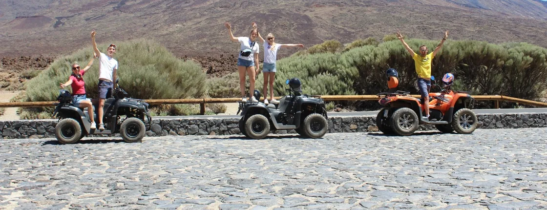 Teide national park quad guided tour from zone A
