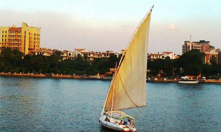 Private Felucca Sailing boat On The Nile of Aswan