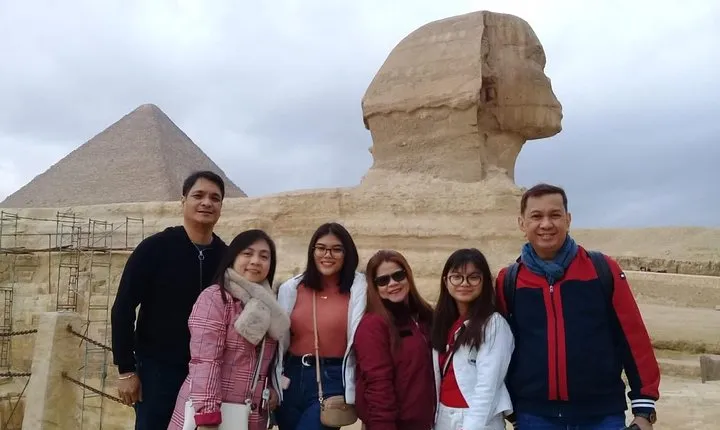 Half dayTour Pyramids of Giza Sphinx including Camel ride