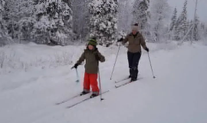 Cross-country skiing at Pyhä-Luosto