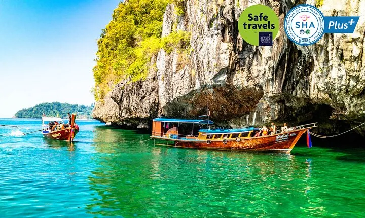 Lanta 4 Islands + Emerald Cave Snorkeling Tour