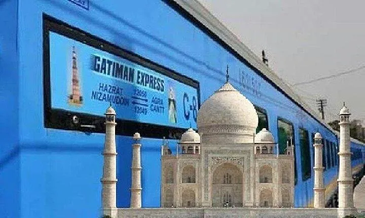 Private Day Trip of Taj Mahal & Agra Fort By Superfast Train 